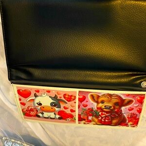 Ladies wallet  card holder zipper pouch new with added sublimation